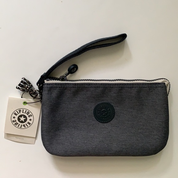 Kipling💜Creativity XL Pouch Makeup Wristlet Travel School Brush Pencil Flight - Picture 8 of 8